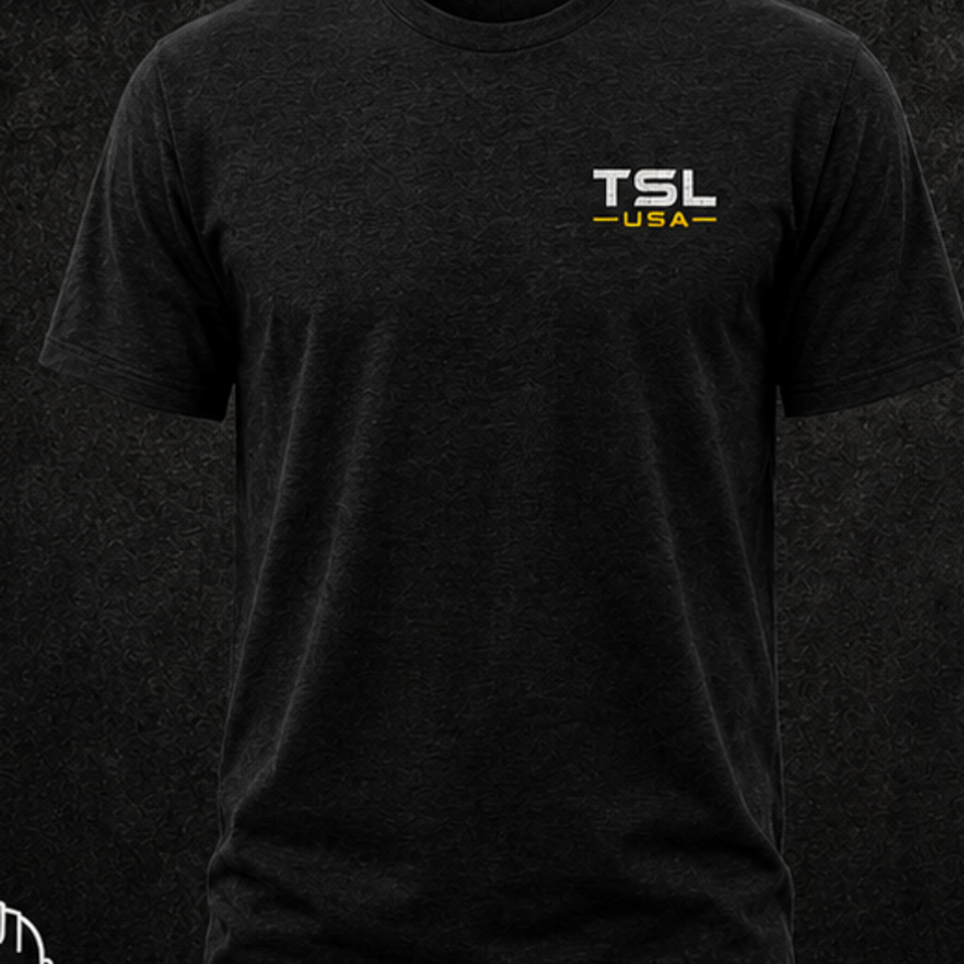 People Behind the Lines Tee front view in black