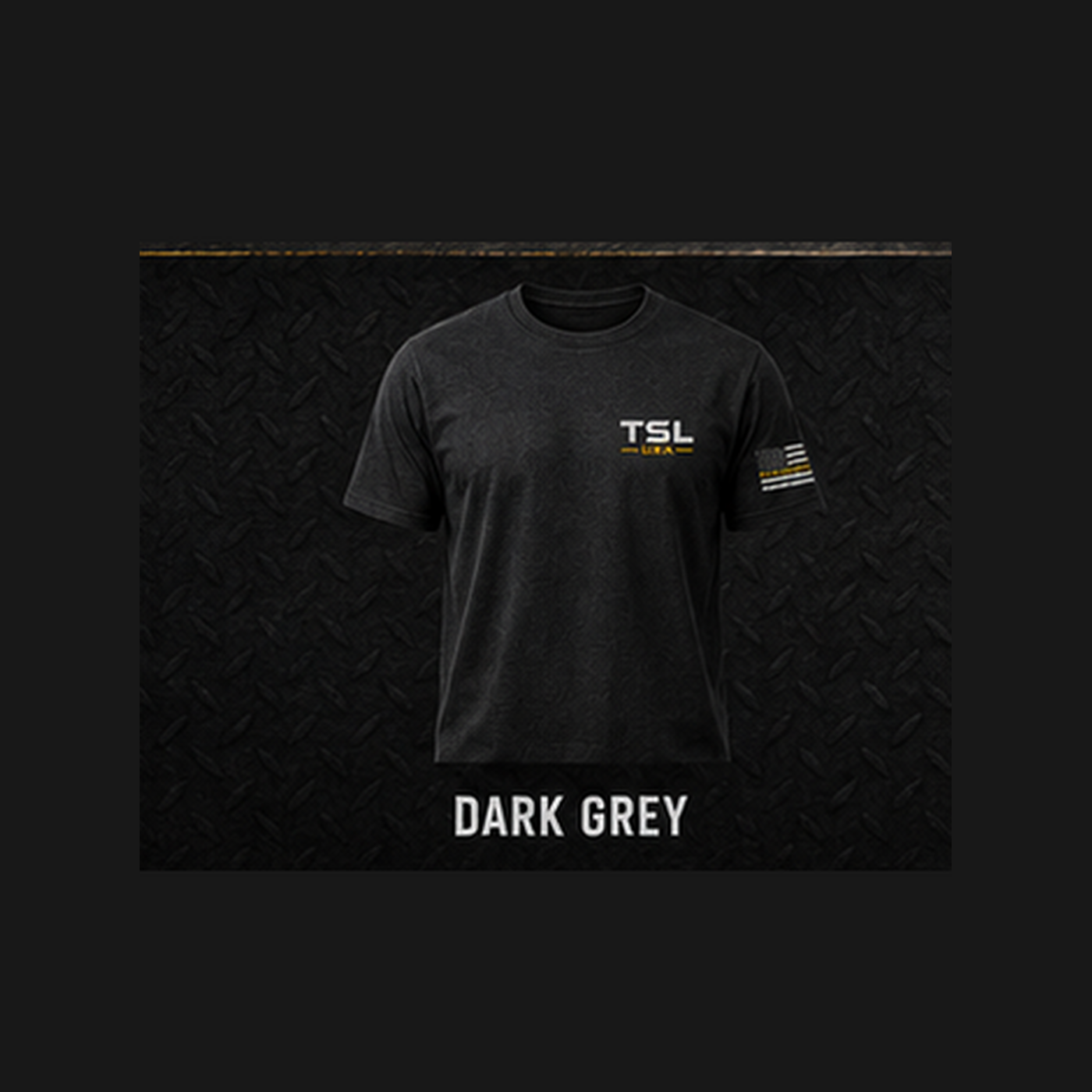 The Industry Tee in Dark Grey