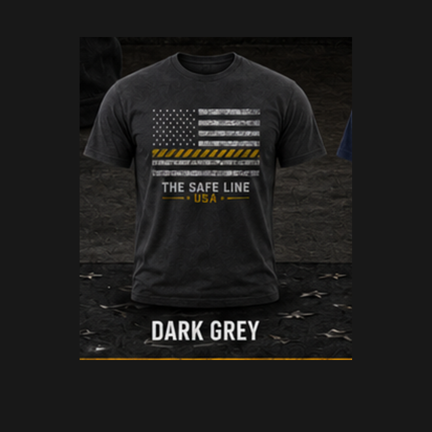 The Safe Line USA Original Tee in Dark Grey