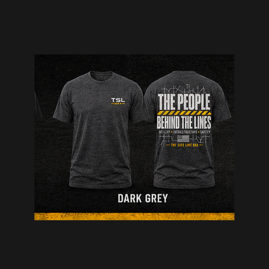 The People Behind the Lines Tee in Dark Grey